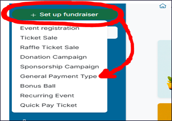 General Payment Menu
