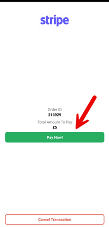 Tap to Pay Screen