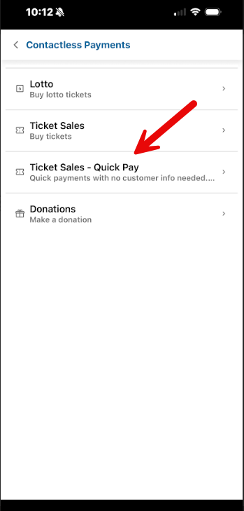 Ticket Sales Option