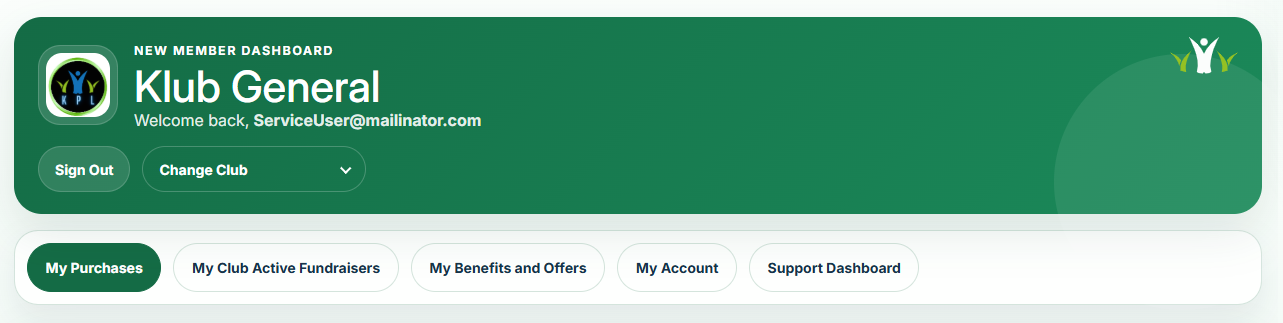 Member Dashboard