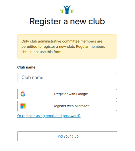 User Registration Options