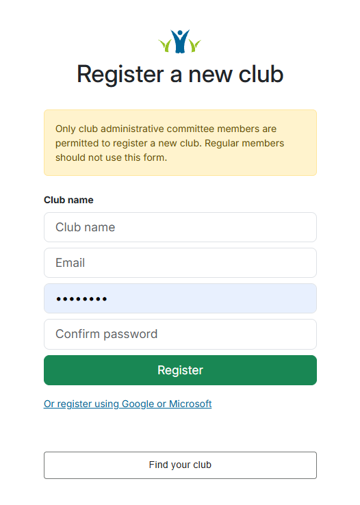 Email and Password Setup