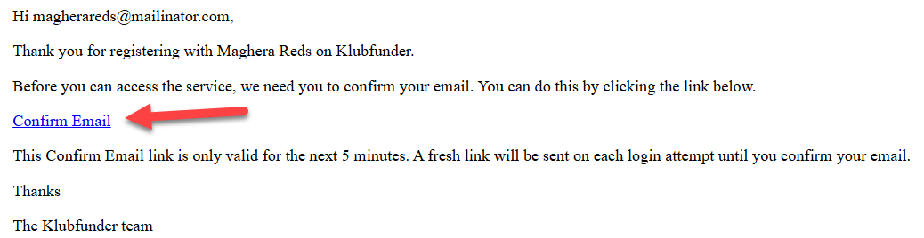 Email Verification Confirmation