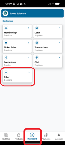KlubApp Remove Account Dashboard