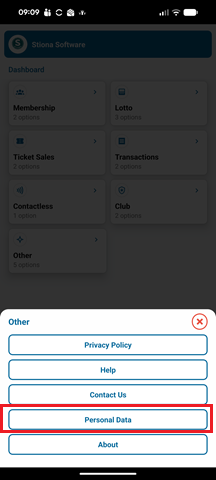 KlubApp Remove Account personal Data