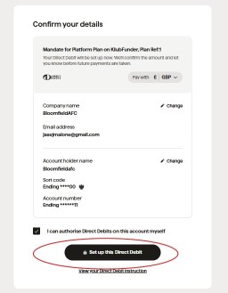 GoCardless Confirmation